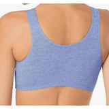 Fruit of the Loom Women’s 38 Built Up Tank Style Sports Bra Heather Blue