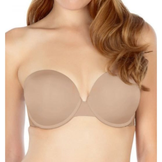 Panache Porcelain Elan Molded Strapless Bra 7320 Nude 28FF NWOT