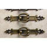 Amerock171-1 Antique English 8.5" French Colony Cabinet Pulls W/ Plate Lot Of 3