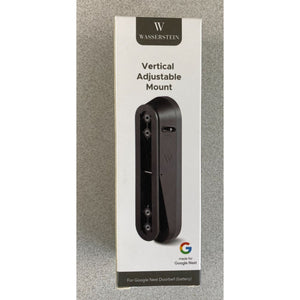 Wasserstein Vertical Adjustable Mount for Google Nest Doorbell (Battery) - Made for Google Nest