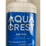 AquaCrest AQF-FF45 Replacement Water Filter for Samsung Refrigerators *NEW*