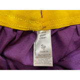 Wonderwink Women's Purple Scrub Pants Size Small Petite Elastic Waist Polyester Blend NEW