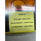 Bargman 31-86-104 Taillight Amber Single Vertical with Black Base