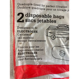 Electrolux 0302092 Canister 4 Ply Filter Bags 2 Pack NEW
