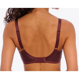 Freya logo Idol Moulded Balcony Bra Dark Cherry Purple 34L