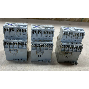 AB Allen Bradley 700-M310 500V 16A Ser. A & 195 - MA40 500v 10A Ser A Relay Bases Used Lot Of 3