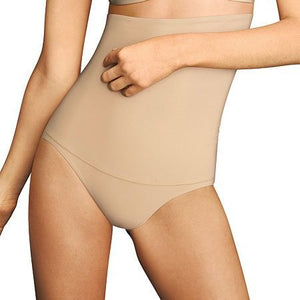 Maidenform Women's Flexees High Waist Brief Panty in Beige FL1854 Size Small