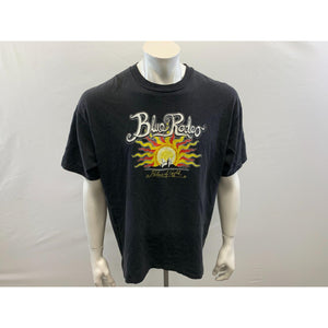 Blue Rodeo Palace of Gold Tour 2003 Men's Black Graphic Band Tee Size XL Cotton