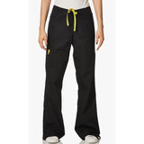 WonderWink Origins Tie Front Scrub Pants Women's Medium Black Style 5026