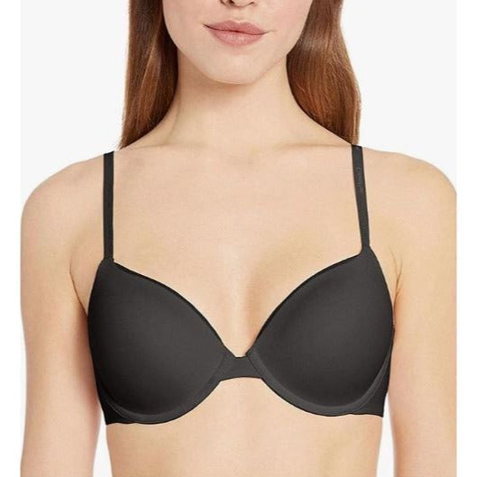 Calvin Klein Womens Constant Lightly Lined Demi Bra QP14280 34C Black