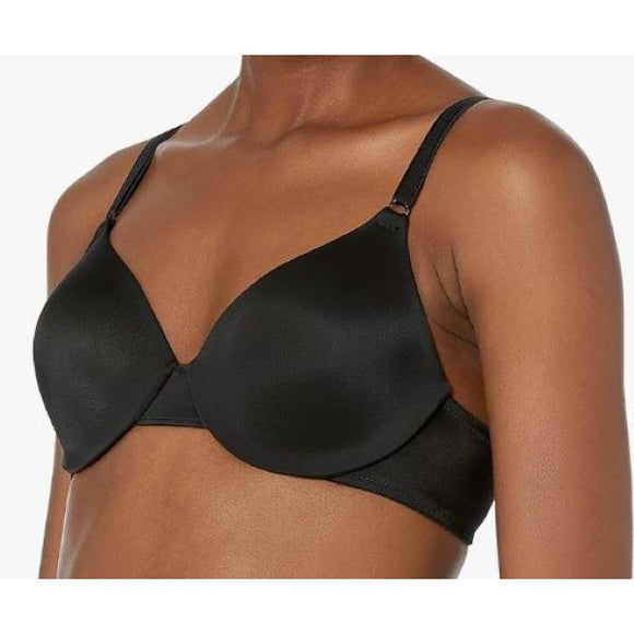 Warners 01593 Womens This is Not a Bra Full-Coverage Underwire Bra 32DD Black