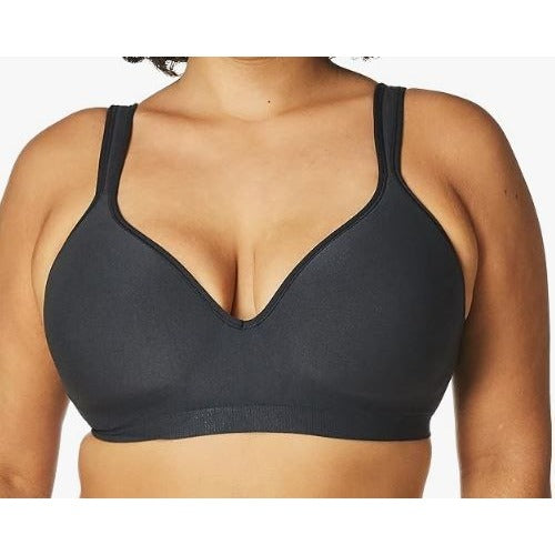 Bali Comfort Revolution Shaping Wireless Smoothing Bra 3463 - Black 34C