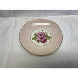 Taylor & Kent Teacup Saucer Set Vintage Bone China England Pink Cabbage Rose