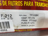 PTC F-212 Auto Trans Filter Kit Power Train Components NEW