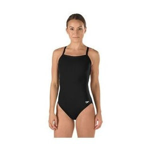 Speedo Solid Flyback Training Suit - Women's Black 6/32