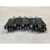 Allen Bradley Push To Test Green/Red 800T-PST16 Used Push Button Panel Box Switches Lot Of 5