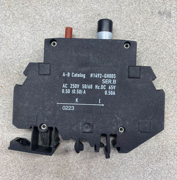 Allen-Bradley 0.5 Amp 1492-GH005 B Circuit Breaker New Without Packaging
