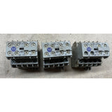 AB Allen Bradley 700-M310 500V 16A Ser. A & 195 - MA40 500v 10A Ser A Relay Bases Used Lot Of 3