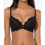 Smart & Sexy 85046 Womens 32A Signature Lace Push-up Bra Black