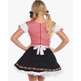 Leg Avenue Beer Garden Babe Oktoberfest Dress Costume Small Multi-color