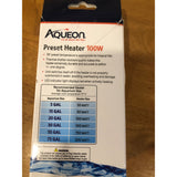 Aqueon Aquarium Fish Tank Preset Heater Up To 40 Gallon 100W