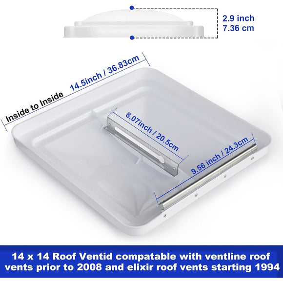 RV Roof Vent Cover - 14