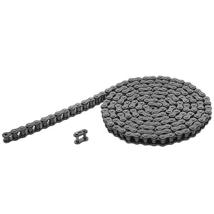 Roller Chain #41R 0.5 Pitch .25 Roller Width 5' Length with Master Link