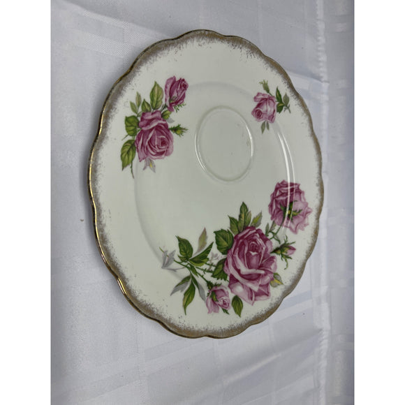 Royal Standard Tea Sandwich Plate Fine Bone China England Orleans Rose Pattern