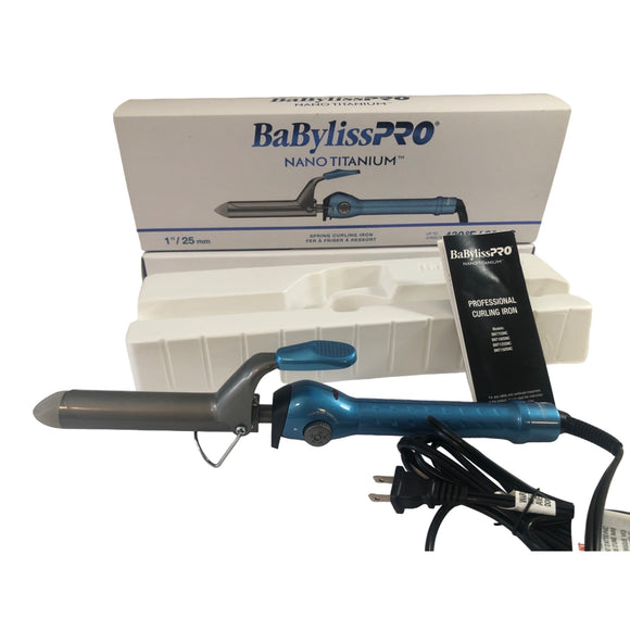 BaBylissPro Nano Titanium 1 Spring Curling Iron 1