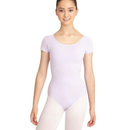 Capezio Women's Classic Short Sleeve Leotard (Lavender) Women's Jumpsuit Large