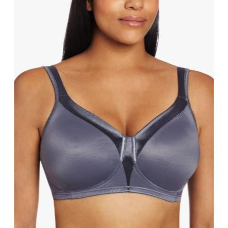 Playtex 18 Hour Silky Soft Smoothing Wirefree Bra 4803 Size 40C Private Jet Gray