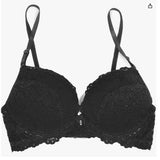 Smart & Sexy 85046 Womens 32A Signature Lace Push-up Bra Black