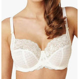 Panache Womens 32E Envy Side Support Balconette Bra Style-7285 Ivory