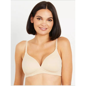 Motherhood Intimates Bra Wireless Maternity Nursing Bra 91929 40DDD Natural