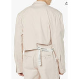 maison blanche All Gender Cropped Jacket Hushed Violet Medium