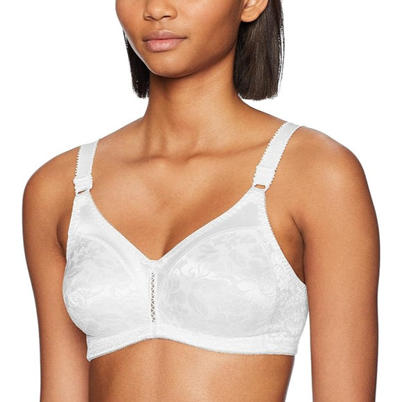 WonderBra Double Support Wireless Bra Style W3372 Women's 40DD New - white