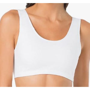 Fruit of the Loom Women’s 38 Built Up Tank Style Sports Bra White