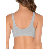 Fruit of the Loom 36 Front Close Builtup Sports Bra Style 96014 Gray Heather