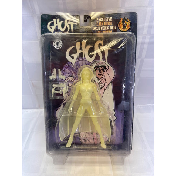 Dark Horse Comics 1998 Ghost Action Figure 2407 Glow New with Comic Book