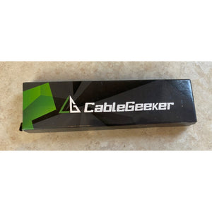 CableGeeker Cable Clips - 25 Pieces Ethernet Cable Clips with Nails 8mm Cord Holder