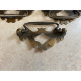 VTG Batwing Drop Bail Drawer Pulls 3.5" With 3" Centers Lot Of 5