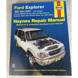 Haynes Ford Explorer 1991 thru 2001 Repair Manual Used