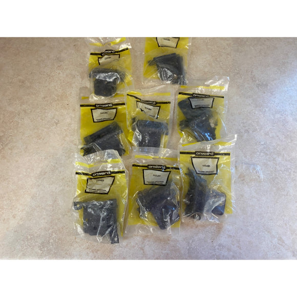 Onward 948-EB Self Closing Overlay Hinge Black  8 (2-Pk) NEW OLD STOCK