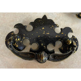 Set of 4 Vintage Brass Amerock CP-1814 Batwing Chippendale Drawer Pulls 3 in C to C