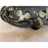 Set of 4 Vintage Brass Amerock CP-1814 Batwing Chippendale Drawer Pulls 3 in C to C