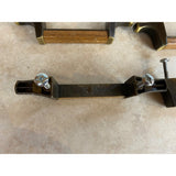 4 Vintage Amerock Brass Look With Wood Handle Door/Drawer Pulls USED