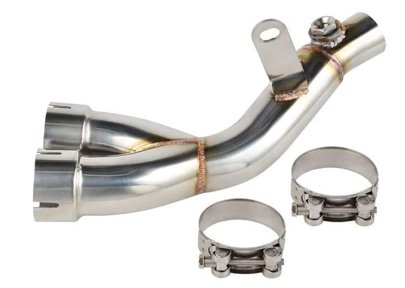 Fincos NICENC Motorcycle Mid Pipe Decat Eliminator Race Exhaust Yamaha YZF-R6 YZF R6 2006-2018