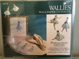 Wallies Wall Paper Cut Outs 25pkg Ballerinas 5" Pre-pasted Washable