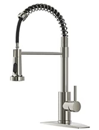 Forious Kitchen Faucet Model FF0024BN Pull Down Spring Arc