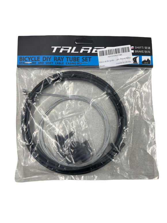 TRLREQ Universal Bicycle Shifter Cable Housing Set for Shimano Sram Derailleur/MTB Road Bike
